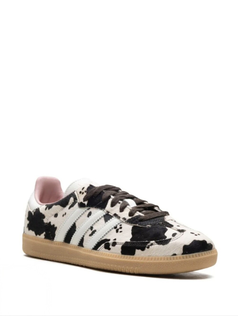 NWOB Adidas Samba OG Cow Print Sneakers Mens 8/Womens 9 - Picture 2 of 11